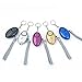 Produktbild SIPLIV 3 pack 130 db notfall selbstverteidigung sicherheit alarm keychain mit led-licht, sicherheit notfall für frauen, kinder, ältere menschen, nacht arbeiter, selbstverteidigung elektronisches gerät als tasche dekoration-style a