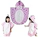 Produktbild lianji Kinder Bademantel Badetuch mit Kapuze Badeponcho Dinosaurier Muster Bademantel Baby Duschtuch Strand Urlaub Handtuch, Rose (Pink) - 11413602895