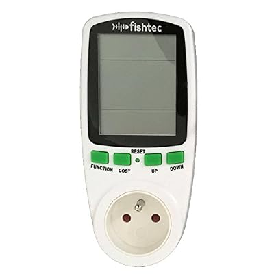 Fishtec WATTMÈTRE - Prise Contrôle Cout Consommation Electrique