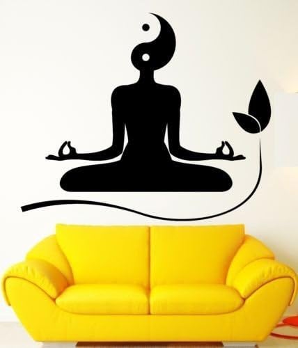 Yoga Meditation Zen Buddhism Yin Yang Creative Art Removable High Quality Wall Stickers Murals Decals For Living room bedroom Wallpaper For Home Décor