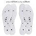 Produktbild Magnetische Orthopädische 2 Paar, Mopalwin Magnetische Einlegesohlen Akupressur Schuh Massageeffekt Einlagen Breathable Desodorierende Sweatproof für Männer & Frauen(Transparente)