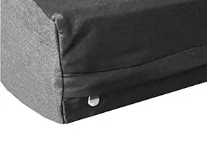 Dogbed4less Heavy Duty Black Canvas Duvet Pet Dog Bed Cover for XXXLarge Jumbo 55