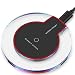 Produktbild Bescita Qi Wireless Charger, Schnellladegerät Ladepad für Samsung Galaxy Note 8 / S8 / S8 Plus, Rutschfest (Schwarz)