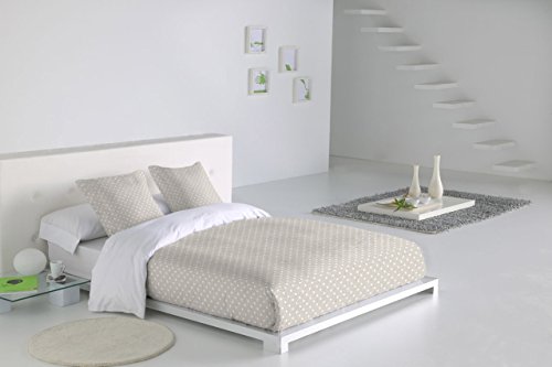 SABANALIA - Funda Nórdica Niza (Disponible en varios tamaños) - Cama 200, Blanco