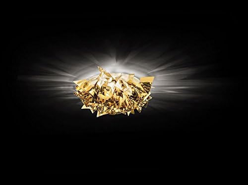 Slamp Ceiling light Veli Gold Handmade,Made in Italy