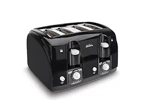 Sunbeam 3911 4-Slice Wide Slot Toaster, Black