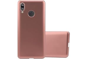 Cadorabo Carcasa para Huawei P20 Lite en Metal Rosa Dorado – Funda de Silicona TPU Flexible – Funda de Silicona Ultra Fina Suave