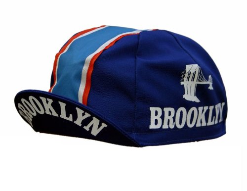 Radmütze Brooklyn Blue Cap Rennmütze Retro Mütze