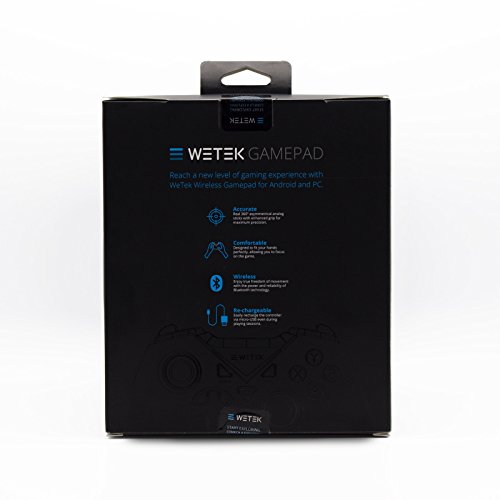 Gamepad   Joystick WeTek para sistemas Android  smart boxes  m  viles y smartphones  tablet  mobile gaming   Gamefly  Windows PC USB 2 0 Bluetooth 2 1 Inal  mbrico Wireless Bater  a de Litio
