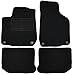 Produktbild WOLTU Auto Fußmatten Autoteppich Velours 4-teilig Schwarz AM7171p