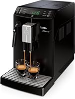 Saeco HD8761/01 Minuto Kaffeevollautomat, klassischer Milchaufsch&auml;umer, schwarz