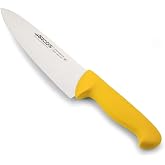 Arcos Chef Knife Stainless Steel Nitrum 200 mm | Professional multipurpose kitchen knife with ergonomic polypropylene handle.