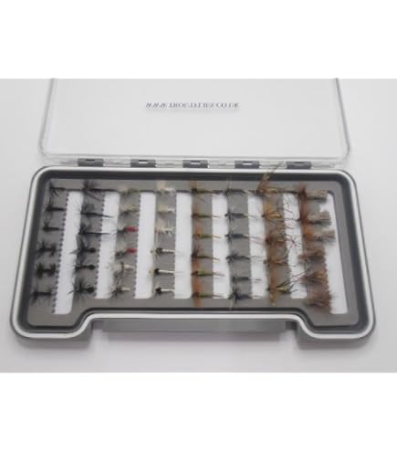 3 Mosche Secche Barbless CDC & Lepre Orecchio - Taglie Miste - Troutflies UK - Foto 4