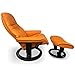 Produktbild Stressless Sessel Sunrise M (mit Hocker) in Clementine-Orange Ausstellungsstück
