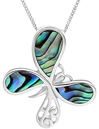 Ornami mujer  Plata de ley (925/1000)  plata talla ovalada   multicolor abulón FINENECKLACEBRACELETANKLET