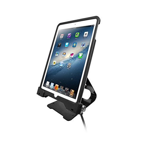 CTA PAD-ASCS Anti-Diebstahl-Sicherheitshülle mit Aufsteller für Apple iPad Air schwarz