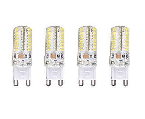 4 lámparas de 64 luces LED G9 TOPMAX de 3 W. LED de bajo consumo, blanco cálido 3014 SMD de 220 V a 240 V (G9 de 3 W)