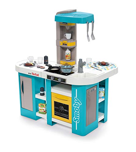 Smoby - 311045 - Tefal Cuisine Studio XL Bubble - Module Electronique - Magic Bubble - + 34 Accessoires