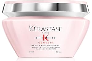 ‎KÉRASTASE Kérastase Stärkende Haarmaske für brüchiges und strapaziertes Haar, Aufbauend und effektiv gegen Haarausfall, Masque Reconstituant, Genesis, 200 ml