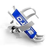 Pixnor regolabile bicicletta MTB borraccia titolare borraccia gabbia portabici (bianco)