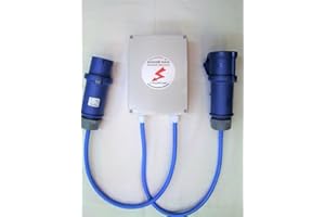 Safeshore Marine Plug in galvanic isolator specially for 32 amp (LARGE PLUGS) power supplies. For small craft you need our 16 amp inline. Please see description for details.