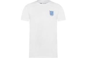 BEYOND HAPPY Official England Football Shirt, English Football Fan T-Shirt, Three Lions Supporters' Casual Top, Cotton Leisure Tshirt