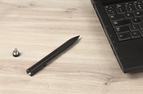 tec+ Universal Hochwertiger Aktiver Präzisions-Eingabestift Stylus Pen für Kapazitive Displays Kompatibel mit den meisten Smartphones, Tablets und anderen Geräten mit Kapazitivem Touchscreen – Schwarz - 5