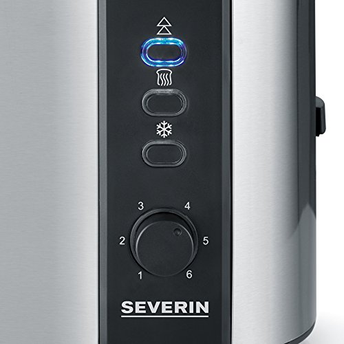 SEVERIN AT 2589 Toaster, 800 W, edelstahl-gebürstet, schwarz - 4