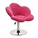 Produktbild CCF Plum Sesselbahn Barhocker bedruckter Samt Freizeithocker Aufzug Arbeitsstuhl Friseurstuhl Friseursalon spezieller runder Drehstuhl C (Farbe : Rosa)