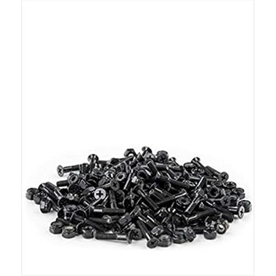 Enuff Skateboards Enuff Bulk Buy Bolts Accessoire de roulement pour Skateboard Unisexe Adulte, Noir