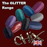 GLITTER Nail Wraps Foils Vinyl Nails Stickers Trendy Minx Quality Chix Nails Sparkle Effect