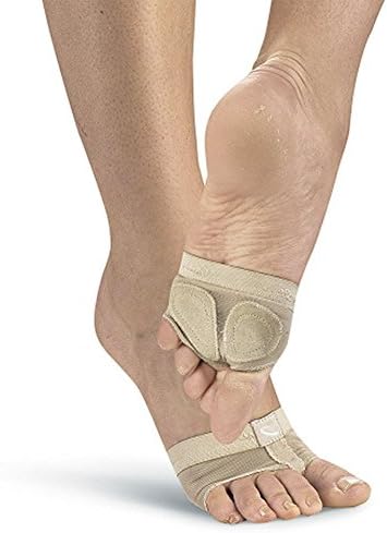 Foot Thongs for Dance Adult Ballet Belly Dance Thong Metatarsal Pads Ball of Forefoot Cushion Size L
