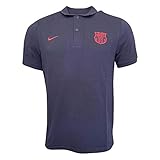 Camiseta fútbol hombre Nike FCB M NSW Polo PQ CRE Camiseta, Hombre, Obsidian/Noble re, XL
