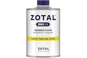 ZOTAL ZERO - Desinfectante Microbicida Limón | Limpieza Profunda | Uso Profesional y Doméstico | Aroma Fresco (1 Unidad - 250 ml Total)