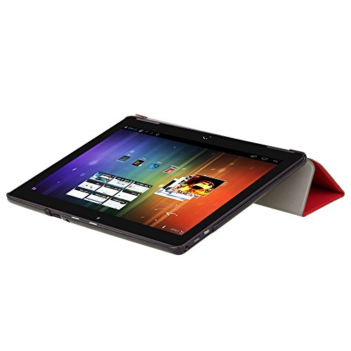 F G S Case para Tablet Bq Aquaris M10 - Funda para Aquaris M10  color rojo