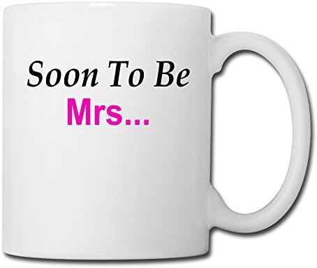 Long5ZG Soon To Be Mrs Funny Ceramic Mug Coffee Cup One Size