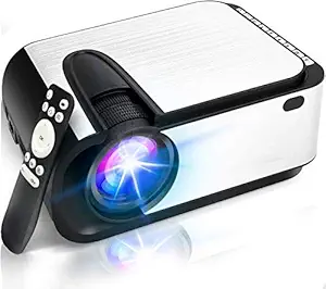Video Projector, [2020 Upgraded] 4600 Lumen Mini Projector, 1080P Supported, Full HD 220