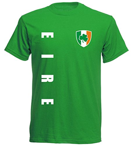 Irland Kinder T-Shirt – TS-10 – EM 2016 – grün – Fussball Trikot (152)