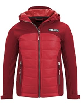 Trollkids Kinder Hybrid Softshell Jacke Lysefjord