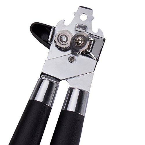 Dosenöffner – ZWOOS 3-in-1 Sicherheits Flaschenöffner Mitbringt Büchsenöffner Ergonomisches Rutschfestes Design mit Glattem Rand und Loch Zum Aufhängen Hat - 3