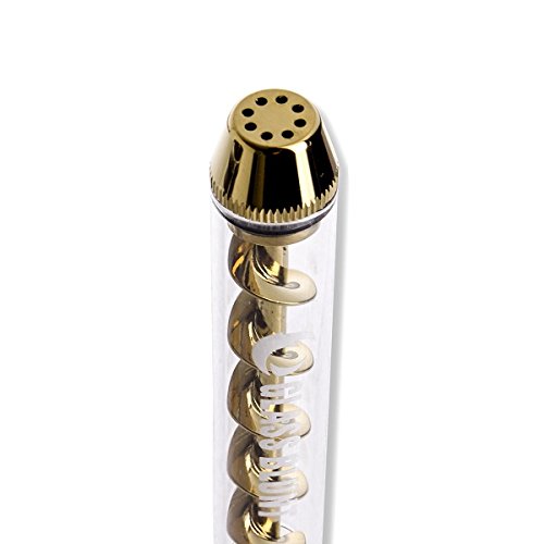 Glass Blunt Classic Gold – 1x Quarzrohr, 2 x Gummikappen, 1 x Reinigungsbürste von Glass Blunt - 5
