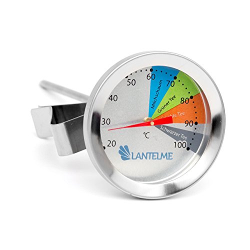 Edelstahl Tee Thermometer für Tasse oder Kanne . Wasserdicht und Spülmaschinen geeignet