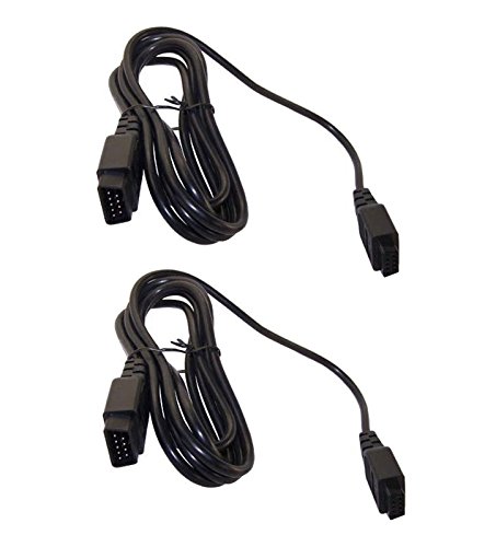 Kabalo Controller Extension x 2 Lead Sega Genesis Cable for Mega Drive Master System Original