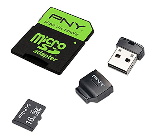 PNY Speicherkarte MicroSDHC High Performance Kit 16GB 80MB/s Class UHS-1 U1