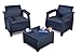 Produktbild Keter Corfu Lounge und Balcony Set, graphit / grau, 75 x 70 x 79 cm, 17194274