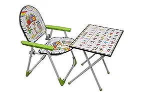 Tender Care India Multipurpose Study Table Chair Toy Set for Kids (Green)