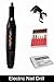 Best Nails Gift! Belle Mini Penshape Electric Nail Art Tool Manicure Drill File Machine with Sanding Bit 220V Black From UK-UK Plug