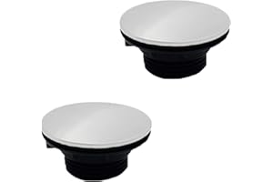 PCTC 2 Pack Sink Hole Cover, Kitchen Faucet Hole Cover Stainless Steel Sink Tap Hole Plate Stopper Cover Blanking Metal Plug for Dia 1.2 to 1.6 inch (45mm)