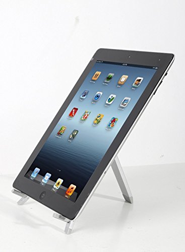 IBRA® Tablet PC und Netbook Metall Ständer, Tischständer passend für iPad 1 & 2, Galaxy Tab, Xoom, Optimus – Silber - 2