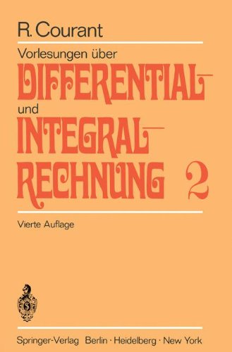 Preisvergleich Produktbild Vorlesungen über Differential- und Integralrechnung. Bd. 2: Funktionen mehrerer Veränderlicher